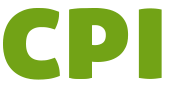 CPI text transparent green logo