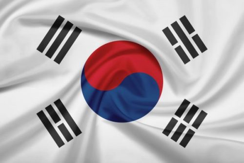 south korea flag image