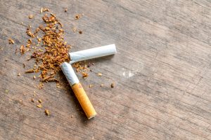 tobacco, broken cigarette