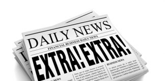 Newspaper Extra Headline