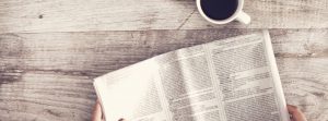 Newspaper and coffee