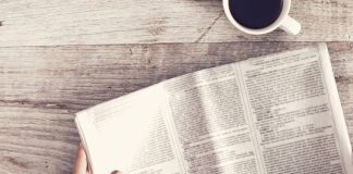 Newspaper and coffee