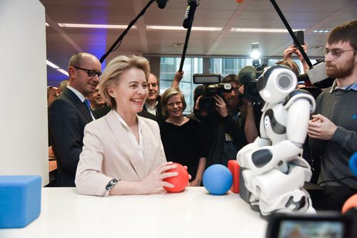 Visit of Ursula von der Leyen, President of the European Commission, to the VUB