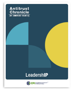 Antitrust Chronicle - LeadershIP - July 2022 cover