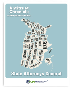 Antitrust Chronicle - State Attorneys General - September 2022 cover