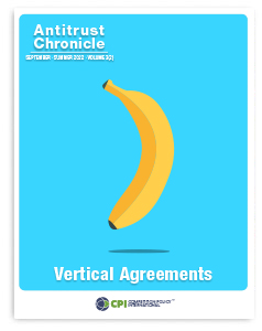 Antitrust Chronicle - Vertical-Agreements - September 2022 cover